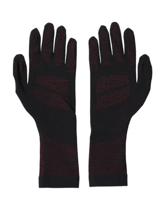 Dolce & Gabbana DG Logo Cotton Gloves - Black
