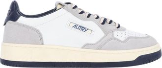 Autry Low-Top Sneakers with Suede and Smooth Paneling