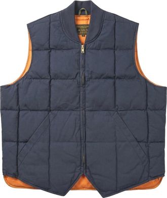 CHESAPEAKE'S Gilet Seattle HBT Waxed - - Jackets - Uomo - Blu - M