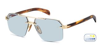 David Beckham DB 7170/S T5U/SD Mens Sunglasses Gold Size 61