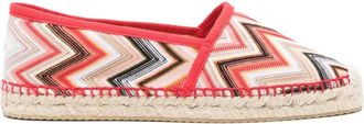 Missoni Espadrilles con motivo a zigzag - Rosso
