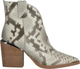 Alma En Pena Palermo Low Boot - Dames - Cowboylaarzen - Grijs - 39 EU - Leer - Schoenen