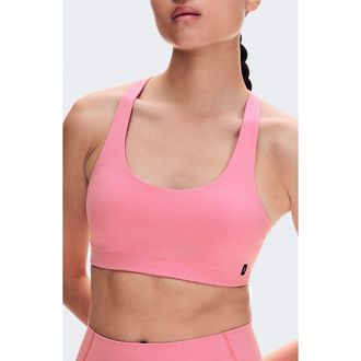 On Studio Racerback Sports Bra in Magnolia at Nordstrom, Size X-Small