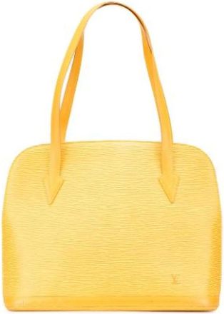 Louis Vuitton Pre-owned Shoulder Bags, female, Yellow, Size: ONE SIZE Pre-owned Leather louis-vuitton-bags