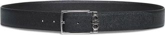 Ferragamo Gancini Reversible Belt - Heren - Riemen - Zwart - 100 CM - Leer - Accessoires