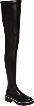 Azalea Wang New Rules Thigh High Boot in Black at Nordstrom Rack, Size 6.5