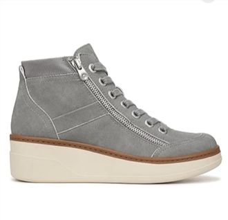Blowfish Women Camden Wedge Sneaker Bootie In Mid Grey