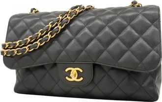 Chanel Grained Calfskin Shoulder Bag (Pre-Owned)