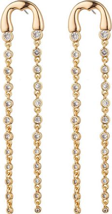 Eye Candy Los Angeles Ava Drop Earrings in Gold at Nordstrom Rack