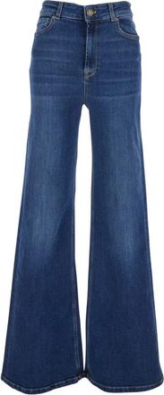 Twinset Flared Jeans - Dames - Loose Fit Jeans - Blauw - W30 - Jeans