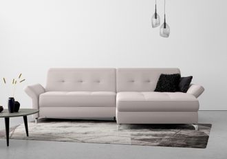 Inosign Ecksofa »Maredo L-Form« Federkern, wahlweise auch mit Kopfteil- und Armlehnverstellung