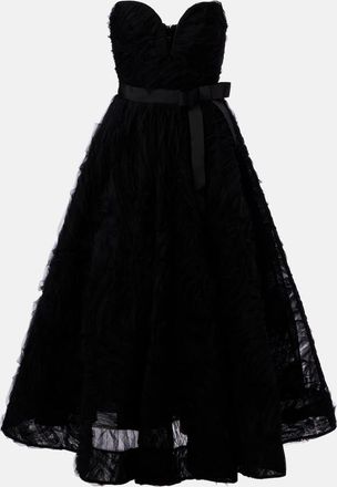 Rebecca Vallance Abito midi Willow in tulle