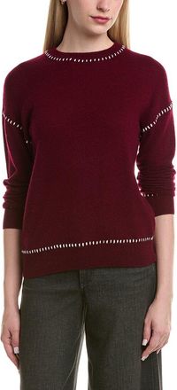 Bruno Magli Whipstitch Wool & Cashmere-Blend Sweater