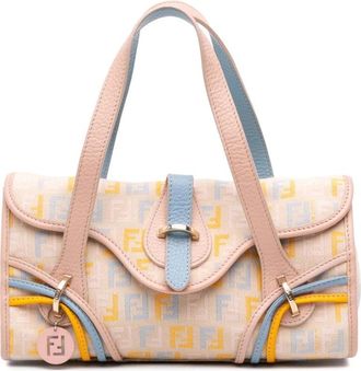 Fendi Pre-owned Handbags, female, Brown, Size: ONE SIZE Pre-owned Printed Fabric Handbag