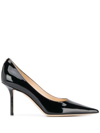 Jimmy Choo London Black Love 85 Patent Leather Pumps