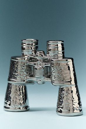 Anthropologie Chrome Binoculars Decorative Object