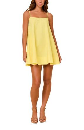 Solid & Striped The Lindsay Sleeveless Trapeze Minidress in Citrina at Nordstrom, Size X-Large