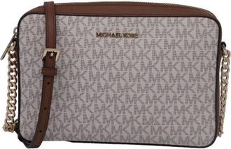 Michael Kors Pre-owned Canvas Schoudertas - Dames - Vintage Schoudertas - Bruin - ONE Size - Vintage
