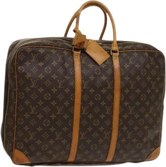 Louis Vuitton Pre-owned Weekend Bags, female, Brown, Size: ONE SIZE Pre-owned Canvas Weekend Bag