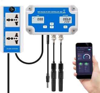OEM Controlador Inteligente De Ph Y Orp Con Monitorizaci&oacute;n Y Dosificaci&oacute;n Remota En Agua, Sondas Reemplazables 3 En 1 De Ph/orp/temperatura Para Hidropon&iacute;