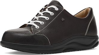 Finn Comfort Ikebukuro Womens Lace up casual Shoes Brown : UK 7.5 (US Womens 10) Medium, Leather/Suede