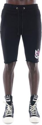 Cult of Individuality Graphic Cotton Sweat Shorts in Black at Nordstrom Rack, Size Xx-Large