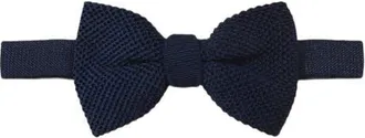 Robert Talbott Ryan Silk Knit Pre-Tied Bow Tie in Navy at Nordstrom
