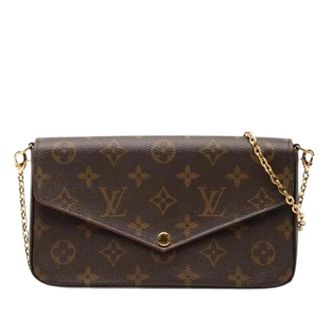 Louis Vuitton Pre-owned Cross Body Bags, female, Brown, Size: ONE SIZE Pre-owned Fabric Crossbody Bag