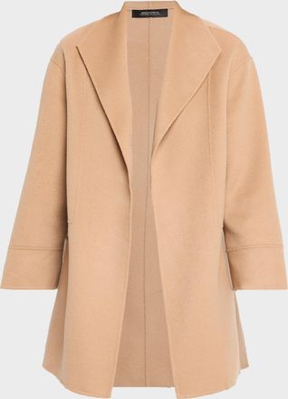 Neiman Marcus Double-Face Cashmere Cardigan