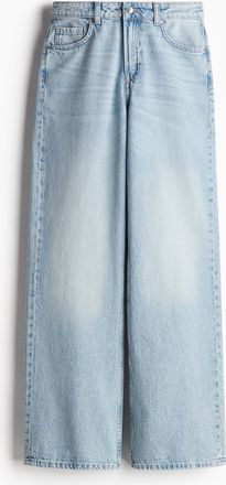 H&M Wide High Jeans - Blue