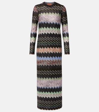 Missoni Jacquard lame maxi dress