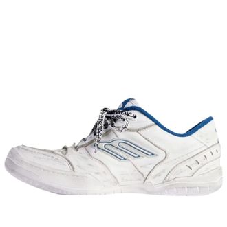 Balenciaga Hamptons Medium Worn-out White Dark Blue 841765WCURB9141