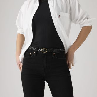 Levi's Taylor Braid Belt - Womens - 100 - Black