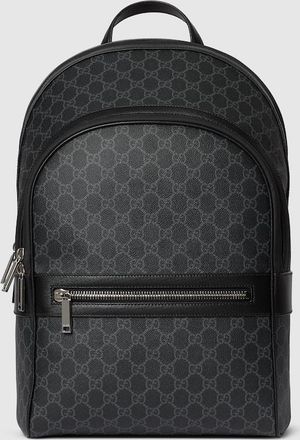 Gucci Porter Medium Backpack, Black, GG Canvas