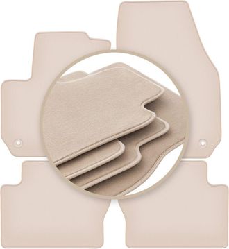 OEM Alfombrillas Beige Premium Para: Opel Zafira B Monovolumen 2005-2014