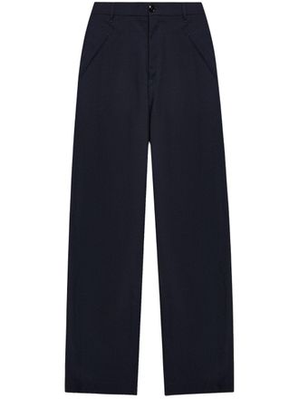 Marni virgin-wool straight-leg trousers - men - Wool - 44 - Blue