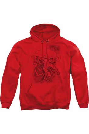 Gildan Superman In The City Adult Pull Over Hoodie / Hooded Sweatshirt