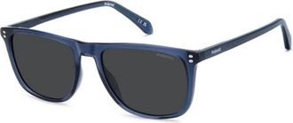 Polaroid PLD 4202/S/X Pjp(M9) Zonnebril - Heren - Zonnebrillen - Blauw - 55 MM - Accessoires