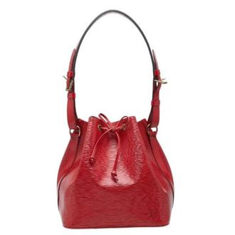 Louis Vuitton Pre-owned Bucket Bags, female, Red, Size: ONE SIZE Pre-owned Petit Noe Epi Shoulder Bag