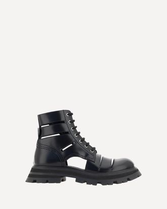 Alexander McQueen Wander Combat Boots Female 37.5