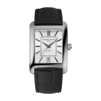 Frederique Constant Classics Carr&eacute;e Automatic - Dames - Horloges - Grijs - ONE Size - Leer - Accessoires