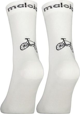 Maloja StalkM. Multifunktionssocken - Unisex | wei&szlig;/grau