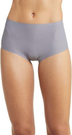 Chantelle Soft Stretch High Waist Briefs in Smoke Grey at Nordstrom