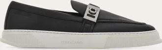 Ferragamo Uomo Sneaker ibrida fibbia Hug Nero Taglia 39.5