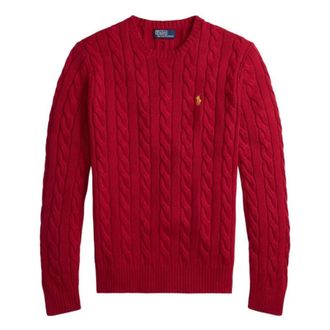 Polo Ralph Lauren Cable-Knit Cotton Jumper, Size X-Large