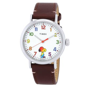 Timex Peanuts Love Quartz White Dial Mens Watch TW2W53900