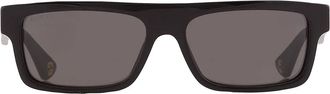 Gucci Grey Browline Mens Sunglasses GG1616S 001 57