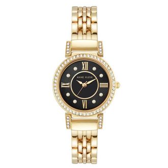Anne Klein Classic Black Dial Ladies Watch AK/2928BKGB