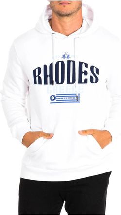La Martina Hooded Sweatshirt met Geborduurd Logo - Heren - Hoodies - Wit - 3XL - Katoen - Hoodies & sweatvesten