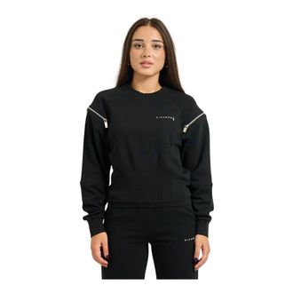John Richmond Dames, Sweatshirts & Hoodies, Zwart, Maat: XS